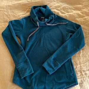 Sherpa Sz Sm Forest Green Cowl Next Pullover